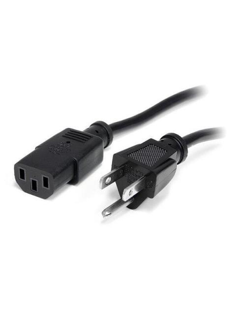 STARTECH CABLE DE PODER NEMA 5-15P MACHO - C13 HEMBRA 3 METROS NEGRO - Imagen 2