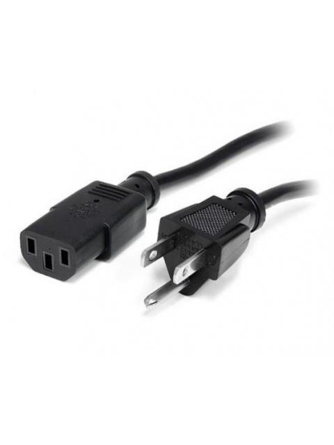STARTECH CABLE DE PODER NEMA5-15P - C13 COUPLER 1.8 METROS NEGRO - Imagen 2