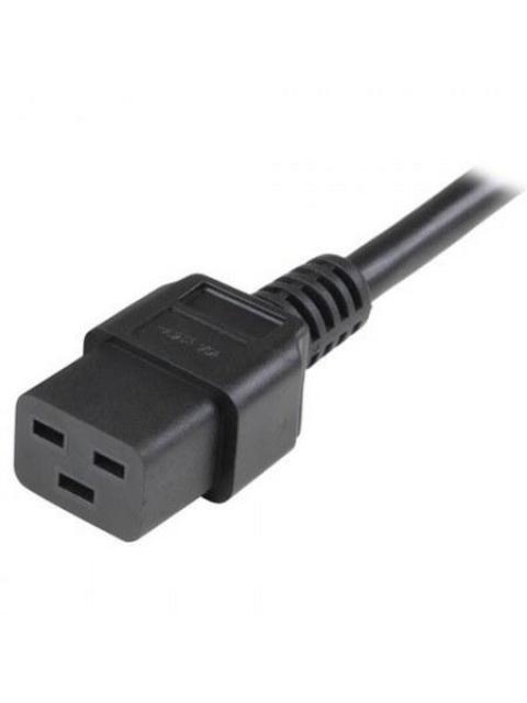 STARTECH CABLE DE PODER C20 ACOPLADOR MACHO - C19 ACOPLADOR HEMBRA 1.8 METROS NEGRO - Imagen 4
