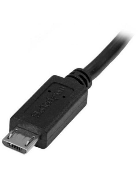 STARTECH CABLE MICRO USB B MACHO - MICRO USB B HEMBRA 50CM NEGRO - Imagen 4