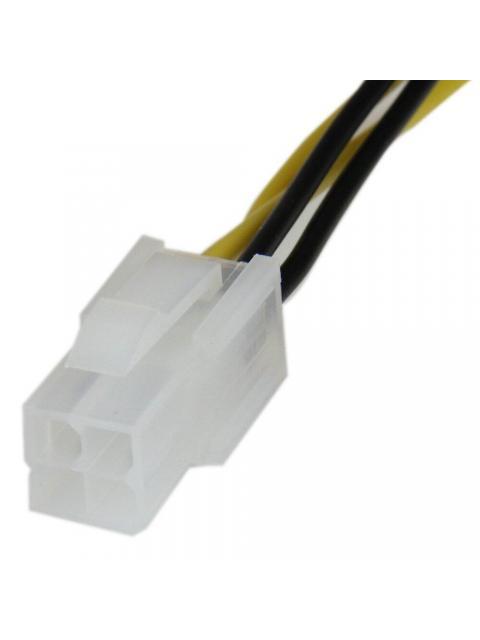 STARTECH CABLE DE PODER ATX MACHO - HEMBRA (4-PIN) 20CM - Imagen 3