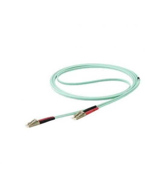 STARTECH  CABLE FIBRA OPTICA MULTIMODO OM4 LC MACHO - LC MACHO 10 METROS AQUA - Imagen 2