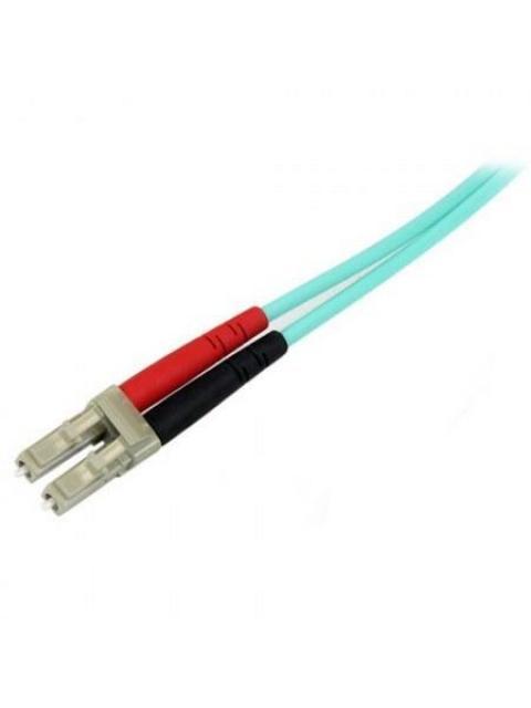 STARTECH CABLE FIBRA OPTICA MULTIMODO DUPLEX OM3 LC MACHO - LC MACHO 3 METROS TURQUESA - Imagen 3