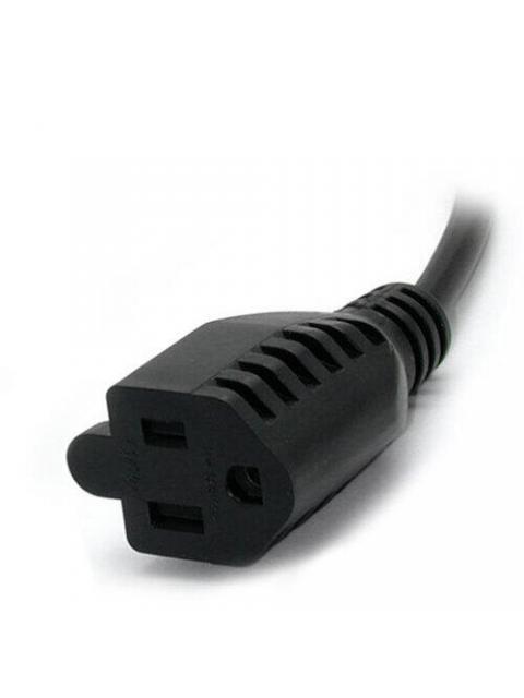 STARTECH CABLE DE PODER C14 ACOPLADOR MACHO - NEMA 5-15R HEMBRA 30CM NEGRO - Imagen 3