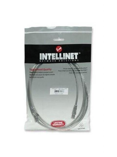 INTELLINET CABLE PATCH CAT5E UTP 100% COBRE RJ-45 MACHO - RJ-45 MACHO 1 METRO GRIS - Imagen 4