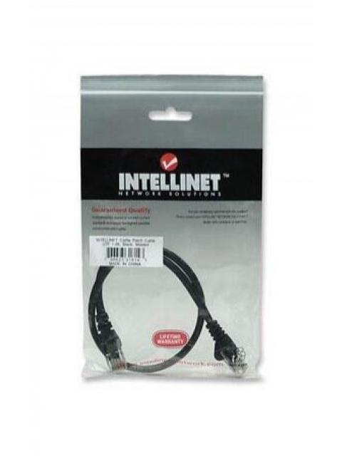 INTELLINET CABLE PATCH CAT5E UTP 100% COBRE RJ-45 MACHO - RJ-45 MACHO 50CM NEGRO - Imagen 4