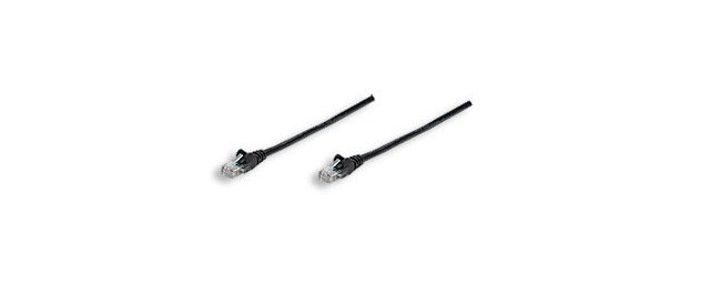 INTELLINET CABLE PATCH CAT5E UTP 100% COBRE RJ-45 MACHO - RJ-45 MACHO 7.6 METROS NEGRO - Imagen 2
