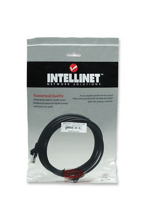 INTELLINET CABLE PATCH CAT5E UTP 100% COBRE RJ-45 MACHO - RJ-45 MACHO 7.6 METROS NEGRO - Imagen 3