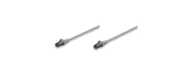 INTELLINET CABLE PATCH CAT6 UTP 100% COBRE RJ-45 MACHO - RJ-45 MACHO 7.6 METROS GRIS - Imagen 2