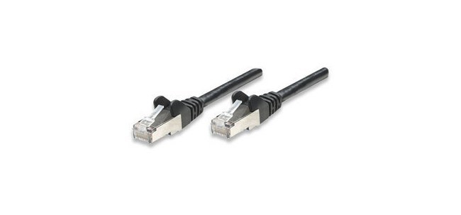 INTELLINET CABLE PATCH CAT6 UTP RJ-45 MACHO - RJ-45 MACHO 50CM NEGRO