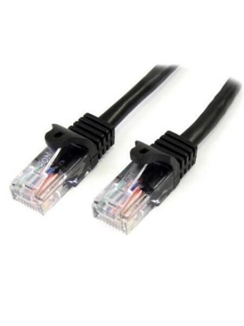 STARTECH CABLE PATCH CAT5E UTP SIN ENGANCHES RJ-45 MACHO - RJ-45 MACHO 1 METRO NEGRO - Imagen 2