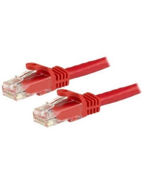 STARTECH CABLE PATCH CAT6 UTP SIN ENGANCHES RJ-45 MACHO - RJ-45 MACHO 30CM ROJO - Imagen 2