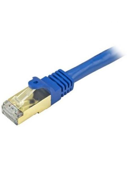 STARTECH CABLE PATCH CAT6A STP BLINDADO SIN ENGANCHES RJ-45 MACHO - RJ-45 MACHO 4.6 METROS AZUL