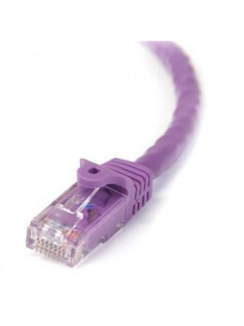 STARTECH CABLE PATCH CAT6 UTP SIN ENGANCHES RJ-45 MACHO - RJ-45 MACHO 2 METROS PURPURA - Imagen 3