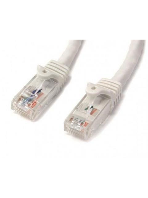 STARTECH CABLE PATCH CAT6 UTP SIN ENGANCHES RJ-45 MACHO - RJ-45 MACHO 5 METROS BLANCO - Imagen 2