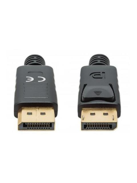 MANHATTAN CABLE DISPLAYPORT 1.4 MACHO - DISPLAYPORT 1.4 MACHO 8K 60HZ 1 METRO NEGRO - Imagen 3