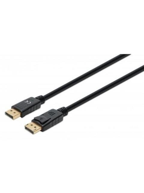 MANHATTAN CABLE DISPLAYPORT 1.4 MACHO - DISPLAYPORT 1.4 MACHO 8K 60HZ 1 METRO NEGRO - Imagen 4