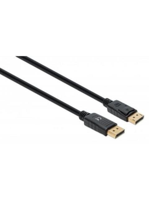 MANHATTAN CABLE DISPLAYPORT 1.4 MACHO - DISPLAYPORT 1.4 MACHO 8K 60HZ 1 METRO NEGRO - Imagen 5