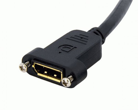 STARTECH CABLE DISPLAYPORT HEMBRA- DISPLAYPORT MACHO 90CM NEGRO - Imagen 2