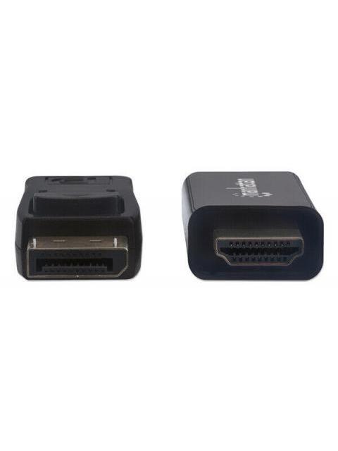 MANHATTAN CABLE DISPLAYPORT 1.1 MACHO - HDMI MACHO 1080P 1.8 METROS NEGRO - Imagen 4