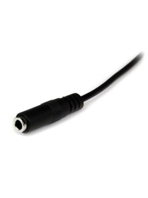 STARTECH CABLE 3.5MM MACHO - 3.5MM HEMBRA 2 METROS NEGRO - Imagen 3