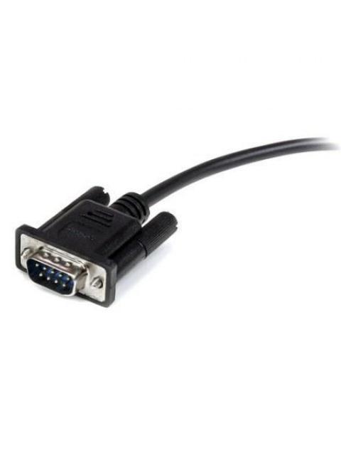 STARTECH CABLE SERIAL DB-9 MACHO - DB-9 HEMBRA 2 METROS NEGRO - Imagen 3