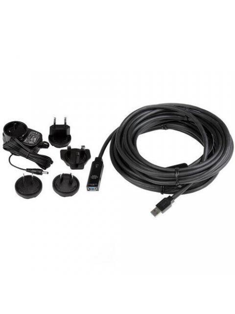 STARTECH CABLE USB MACHO - USB HEMBRA 10 METROS NEGRO - Imagen 3