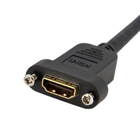 STARTECH CABLE HDMI MACHO-HDMI HEMBRA 91CM NEGRO HDMIPNLFM3 - Imagen 3