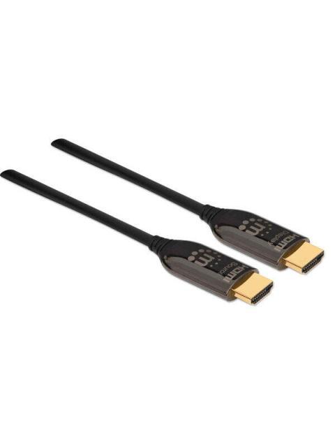 MANHATTAN CABLE HDMI PLENUM HDMI MACHO - HDMI MACHO 4K 60HZ 50 METROS NEGRO - Imagen 3