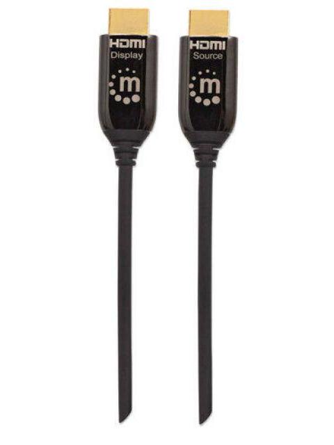MANHATTAN CABLE HDMI PLENUM HDMI MACHO - HDMI MACHO 4K 60HZ 50 METROS NEGRO - Imagen 4