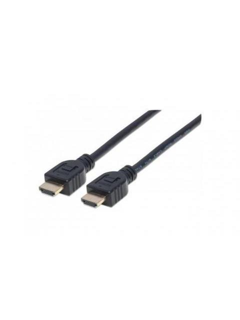 MANHATTAN CABLE HDMI MACHO - HDMI MACHO 4K 60HZ 2 METROS NEGRO - Imagen 2