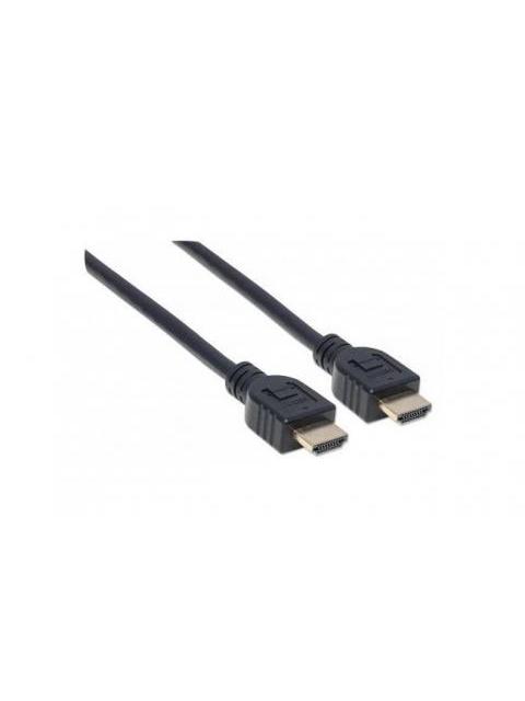 MANHATTAN CABLE HDMI MACHO - HDMI MACHO 4K 60HZ 2 METROS NEGRO - Imagen 3