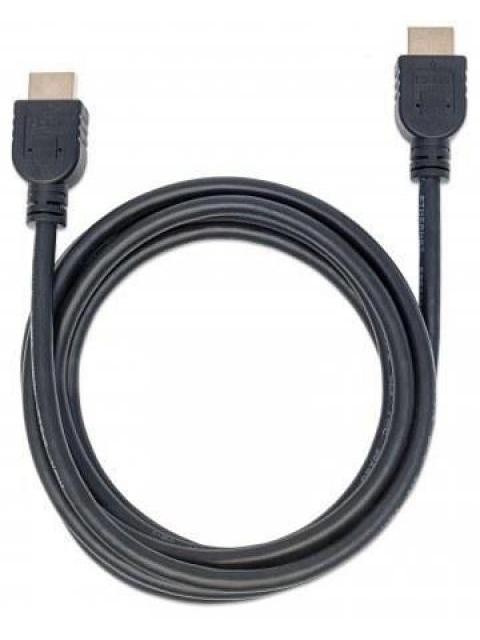 MANHATTAN CABLE HDMI MACHO - HDMI MACHO 4K 60HZ 2 METROS NEGRO - Imagen 2