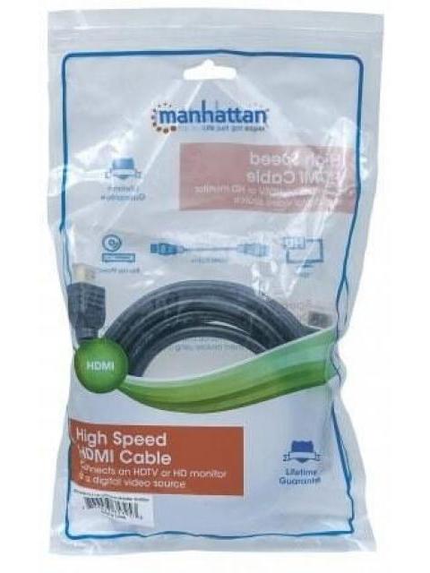 MANHATTAN CABLE HDMI MACHO - HDMI MACHO 4K 60HZ 5 METROS NEGRO - Imagen 6