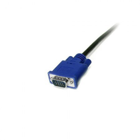 STARTECH CABLE KVM ULTRA DELGADO 3 EN 1 2X PS-2 MACHO - 2X VGA MACHO 1.8 METROS NEGRO - Imagen 3