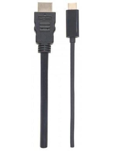 MANHATTAN CABLE USB C MACHO - HDMI MACHO 1 METRO NEGRO - Imagen 4