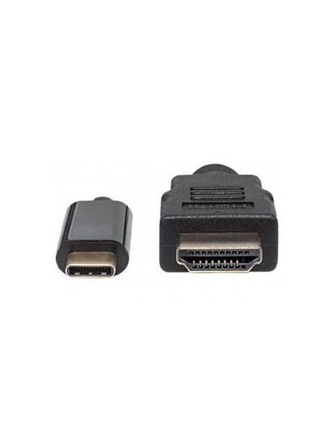 MANHATTAN CABLE USB C MACHO - HDMI MACHO 1 METRO NEGRO - Imagen 4