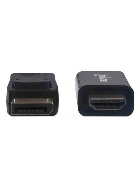 MANHATTAN CABLE DISPLAYPORT 1.1 MACHO - HDMI 1.2 MACHO FULL HD 60HZ 1 METRO NEGRO - Imagen 4