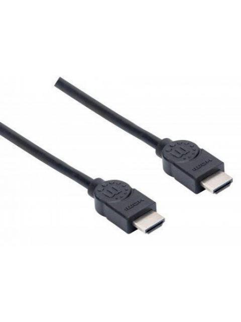 MANHATTAN CABLE HDMI MACHO - HDMI MACHO 4K 30HZ 1.5 METROS NEGRO - Imagen 3