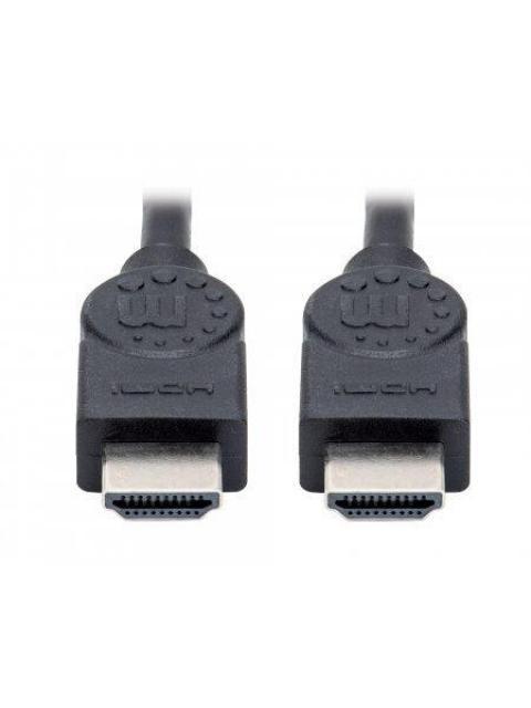 MANHATTAN CABLE HDMI MACHO - HDMI MACHO 4K 30HZ 1.5 METROS NEGRO - Imagen 4