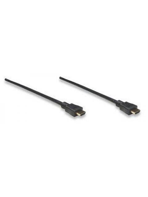 MANHATTAN CABLE HDMI DE ALTA VELOCIDAD HDMI MACHO - HDMI MACHO 1080P 3D 10 METROS NEGRO - Imagen 4