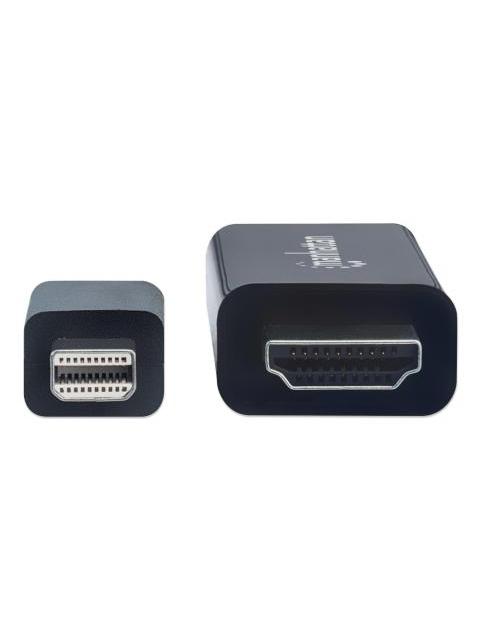 CABLE MINI DISPLAYPORT A HDMI MANHATTAN MACHO-MACHO 4K 1.8M 153287 - Imagen 5