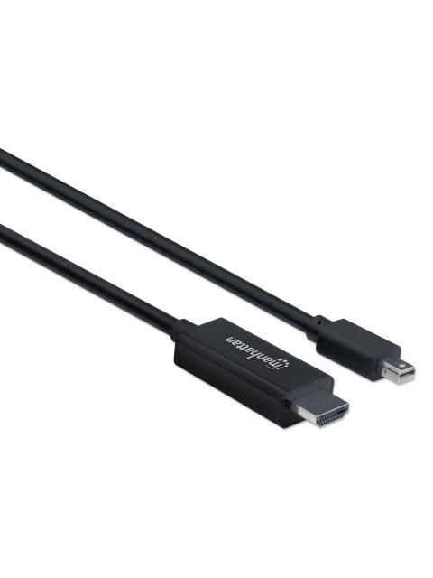 CABLE MINI DISPLAYPORT A HDMI MANHATTAN MACHO-MACHO 4K 1.8M 153287 - Imagen 7
