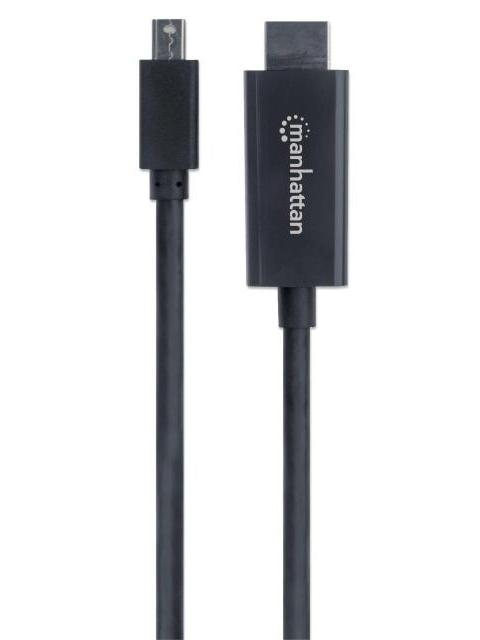 CABLE MINI DISPLAYPORT A HDMI MANHATTAN MACHO-MACHO 4K 1.8M 153287 - Imagen 8