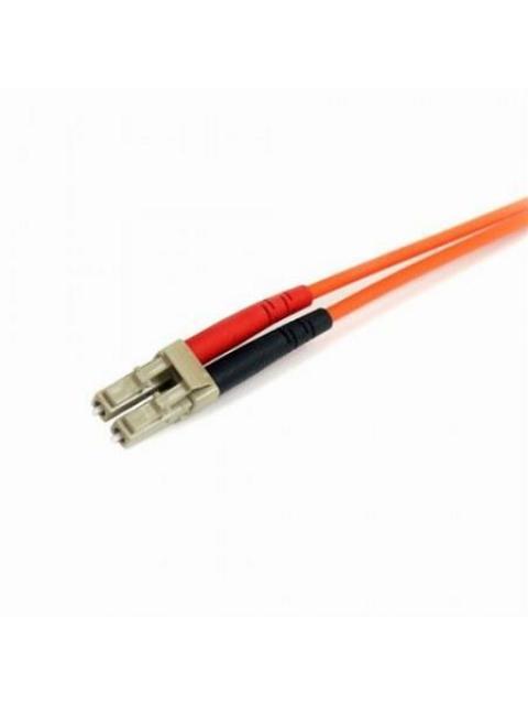 STARTECH  CABLE FIBRA OPTICA MULTIMODO DUPLEX LC MACHO - ST MACHO 3 METROS NARANJA - Imagen 3