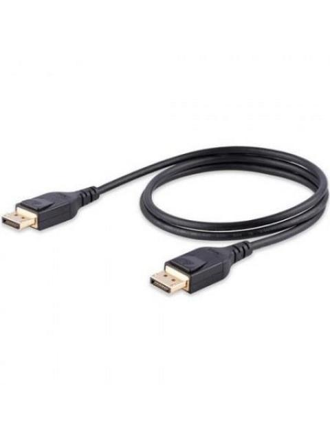 STARTECH CABLE DISPLAYPORT CON CERTIFICACION VESA DISPLAYPORT 1.4 MACHO - DISPLAYPORT 1.4 MACHO 8K 60HZ 1 METRO NEGRO - Imagen 3