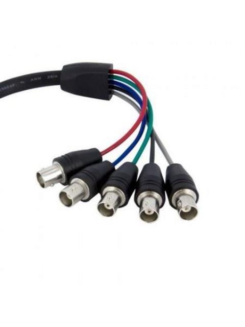 STARTECH CABLE VGA HD15 MACHO - 5X BNC COAXIAL HEMBRA NEGRO