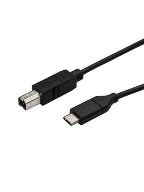 STARTECH CABLE USB-C MACHO - USB-B MACHO PARA IMPRESORA 3 METROS NEGRO - Imagen 2