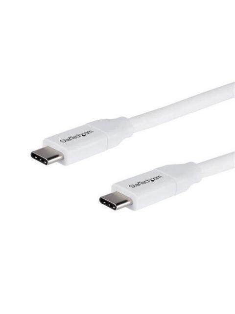 STARTECH CABLE USB 2.0 USB C MACHO - USB C MACHO 2 METROS BLANCO - Imagen 2