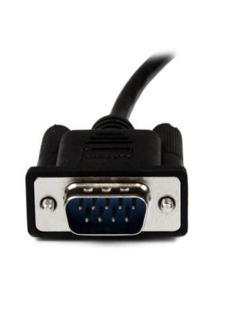 STARTECH  CABLE MODUM SERIAL DB-9 MACHO - DB-9 HEMBRA 2 METROS NEGRO - Imagen 5